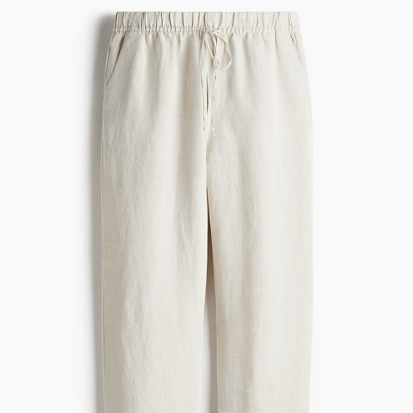 H&M Linen drawstring Pants - Picture 1 of 6